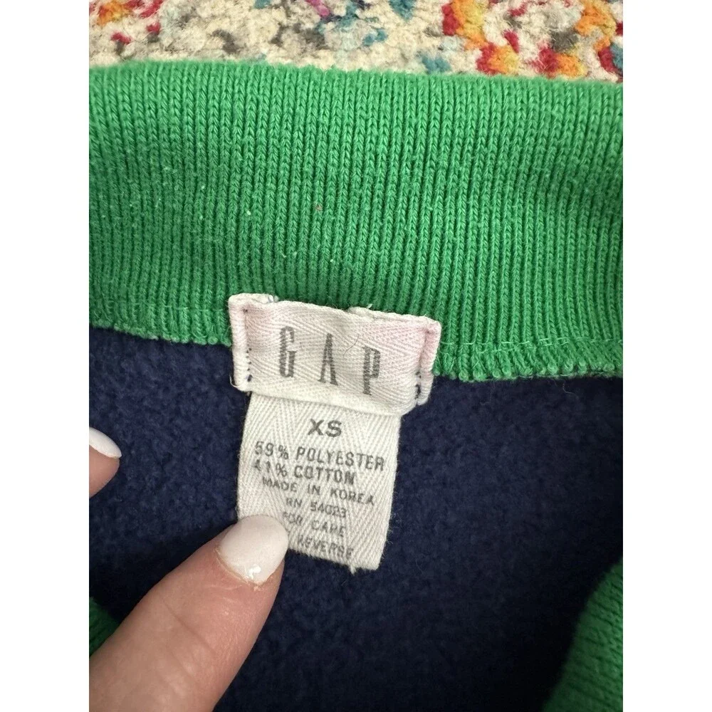 Vintage 90s GAP North American Athletic Knited Good Sweater Sz XS